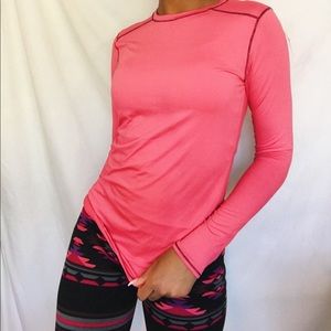 PINK BLACK ATHLETIC LEGGING SET